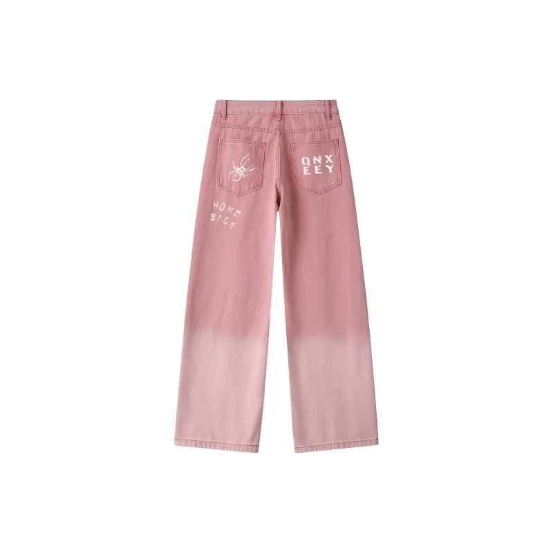 Qnxeey Jeans Unisex-13
