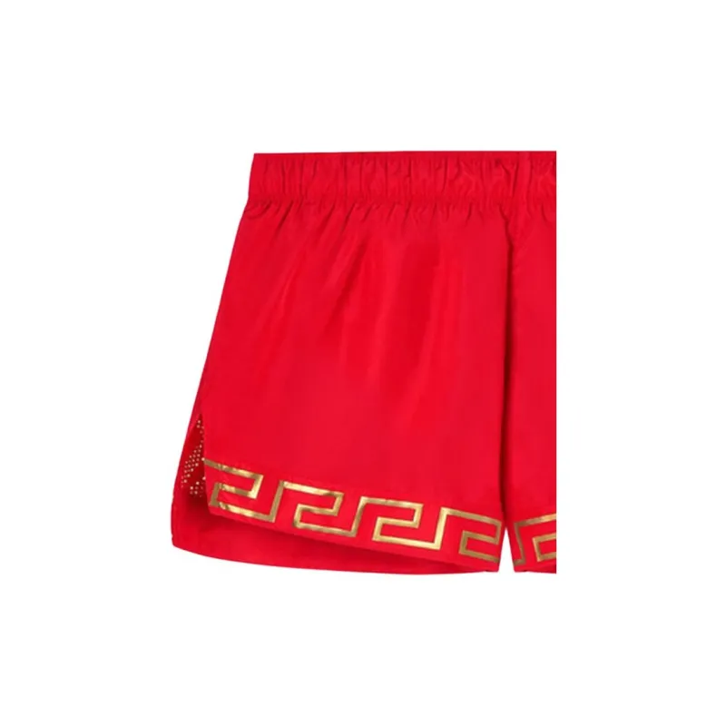 VERSACE SS22 Casual Shorts Men's Red-4