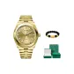 Gold Steel Band Gold Dial