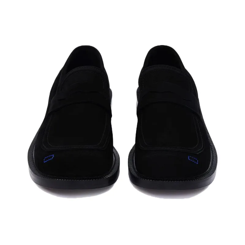 ADER ERROR Line Penny Loafers Men's Black-4