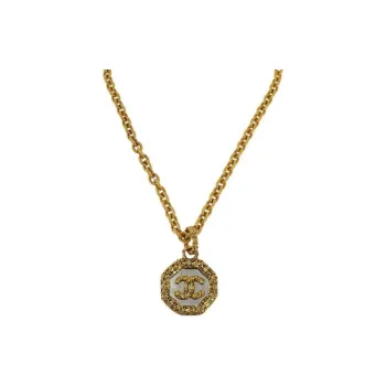 CHANEL 1993 Cc Pendant Necklace