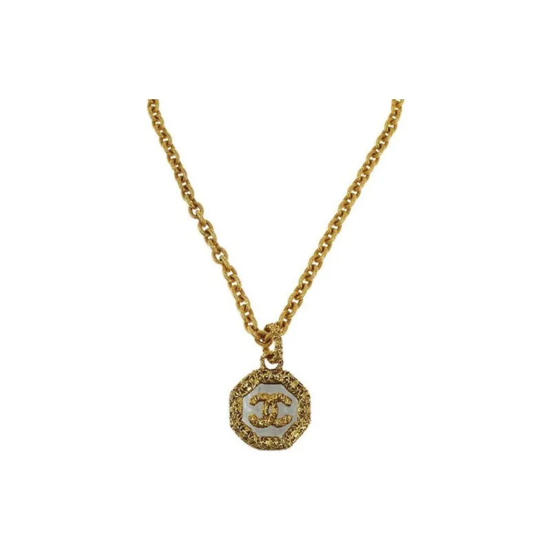 CHANEL 1993 Cc Pendant Necklace-0