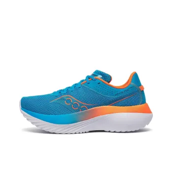 Saucony Kinvara Pro Anti Slip Wear Resistant Low Top Casual Running Shoes Men's Blue Orange