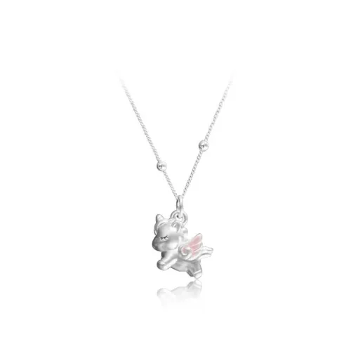 CARAT'S DIARY S999 Fine Silver Necklaces Women's
