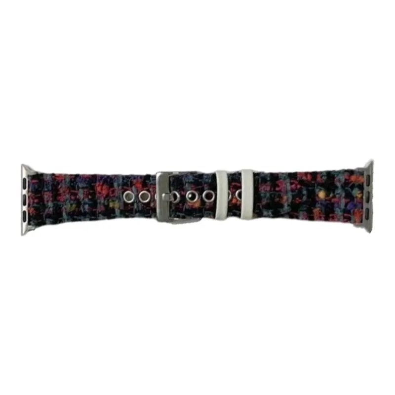 Warbler Dew Watch Band Apple Compatibility Woolen Material-5