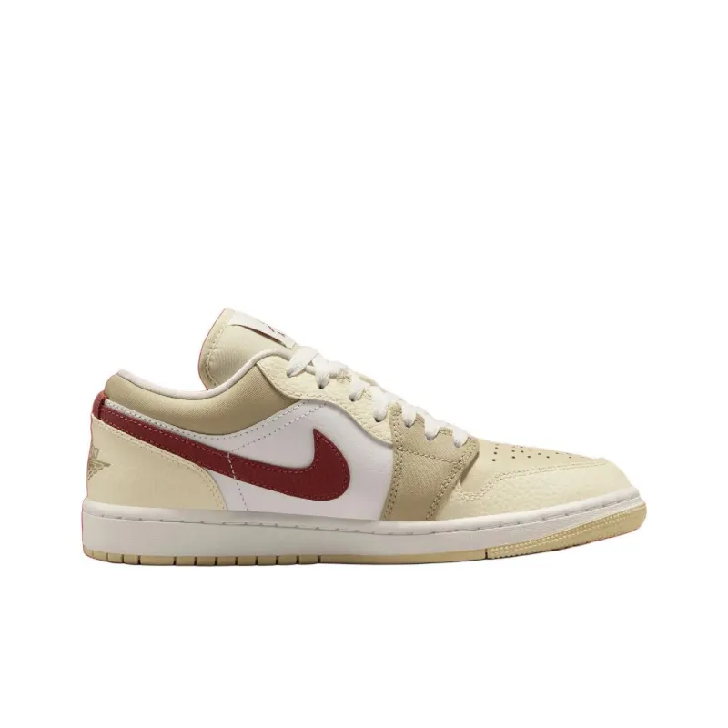 Jordan 1 Low Se Desert Khaki Red Sepia Women's-1