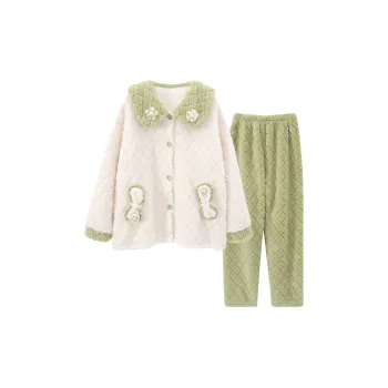 Ta Yan Pajama Set Women's Green