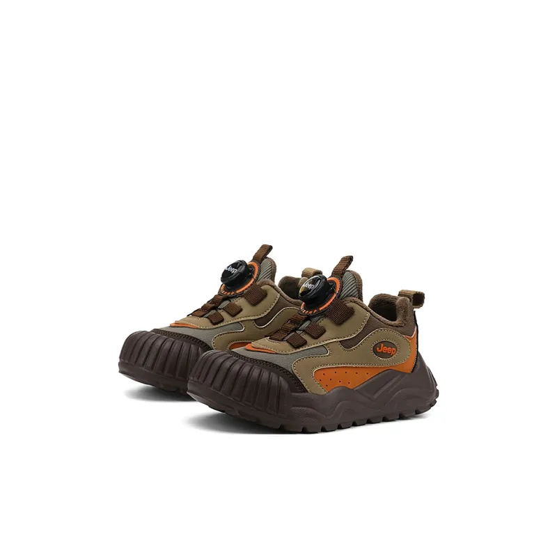Jeep Slip Resistant Anti Kick Wear Resistant Warm Low Top Kids Lifestyle Shoes Kids'-17