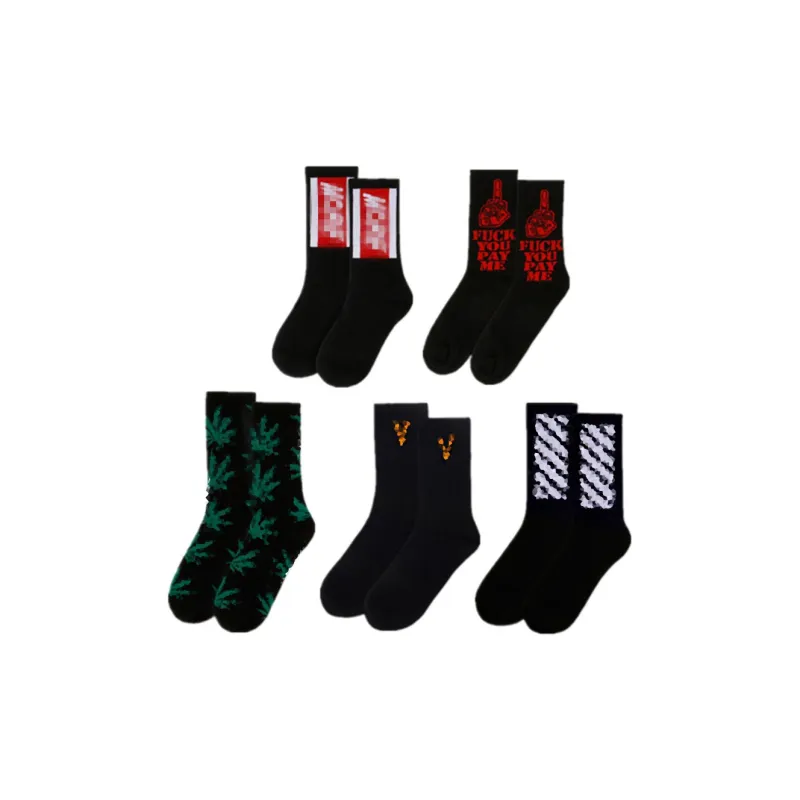 KJ Mid Calf Socks Unisex 5 Pack-15