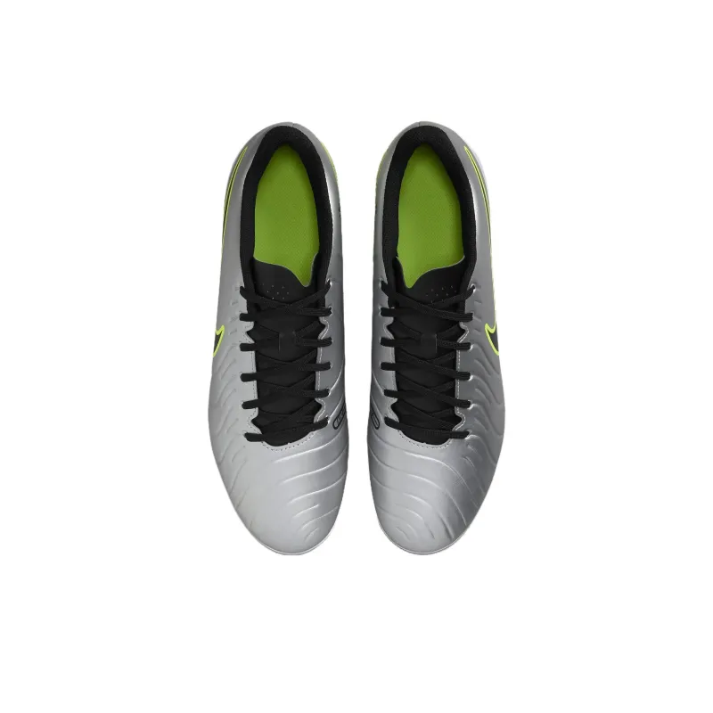 Nike Tiempo Legend 10 Club Mg Metallic Silver Volt Black-3