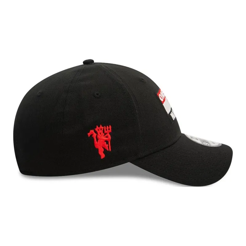 New Era Cotton Baseball Caps Men's Black-4