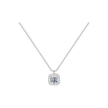 KING OF BLING 925 Sterling Silver With Zircon Necklaces Unisex