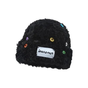 JEANSWEST Rabbit Fur Blend Beanies Unisex