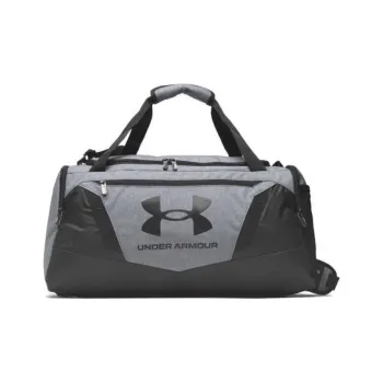 Under Armour Polyester One Shoulder Crossbody Portable Travel Bag 40L Unisex Dark Gray Heather & Black