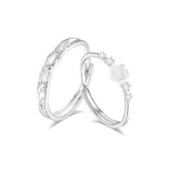 ZHONGLING 925 Sterling Silver Rings Unisex