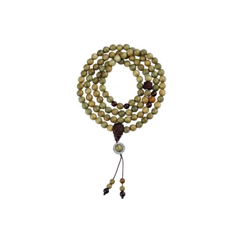SIYIJIA Old Mountain Sandalwood Single Wrap Beaded Bracelet Unisex