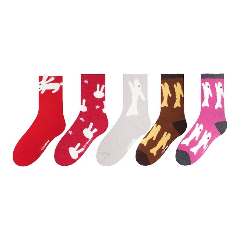 TOOCI Unisex Mid Calf Socks-8