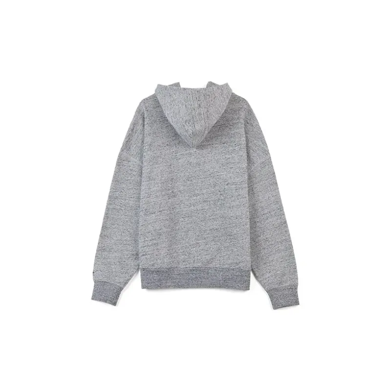 Mizuno Sweatshirt Men's Medium Heather Gray With Free Necklaces-2