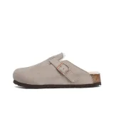White Gray (Fleece-Lined)-White Fur
