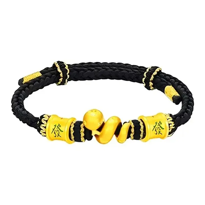Qing Yi Gold Bracelet Unisex-5