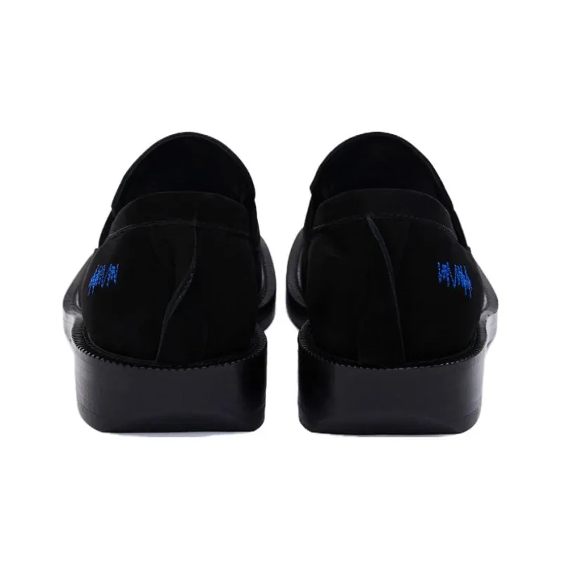 ADER ERROR Line Penny Loafers Men's Black-5
