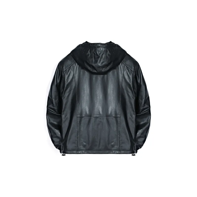 MCS Leather Jackets Men Black-1