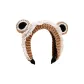 Frog Lace Headband-Khaki