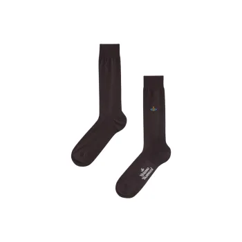 Vivienne Westwood FW24 Knee-High Socks Women's Brown