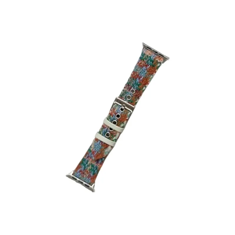 Warbler Dew Watch Band Apple Compatibility Woolen Material-12