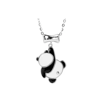KING OF BLING 925 Sterling Silver, Enamel Necklaces Unisex Good Luck, Success