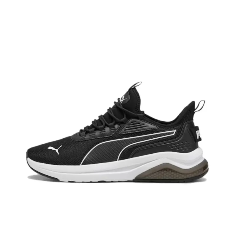 PUMA Amplifier Anti Slip Wear Resistant Low Top Casual Shoes Unisex Black-0