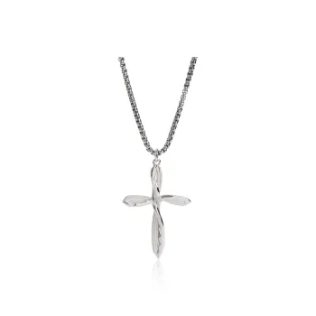 FOREVER MELODY 925 Sterling Silver Necklaces Men's Silver