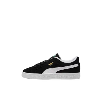 PUMA Suede Classic Anti Slip Wear Resistant Low Top Kids' Skateboarding Shoes Black Kids'