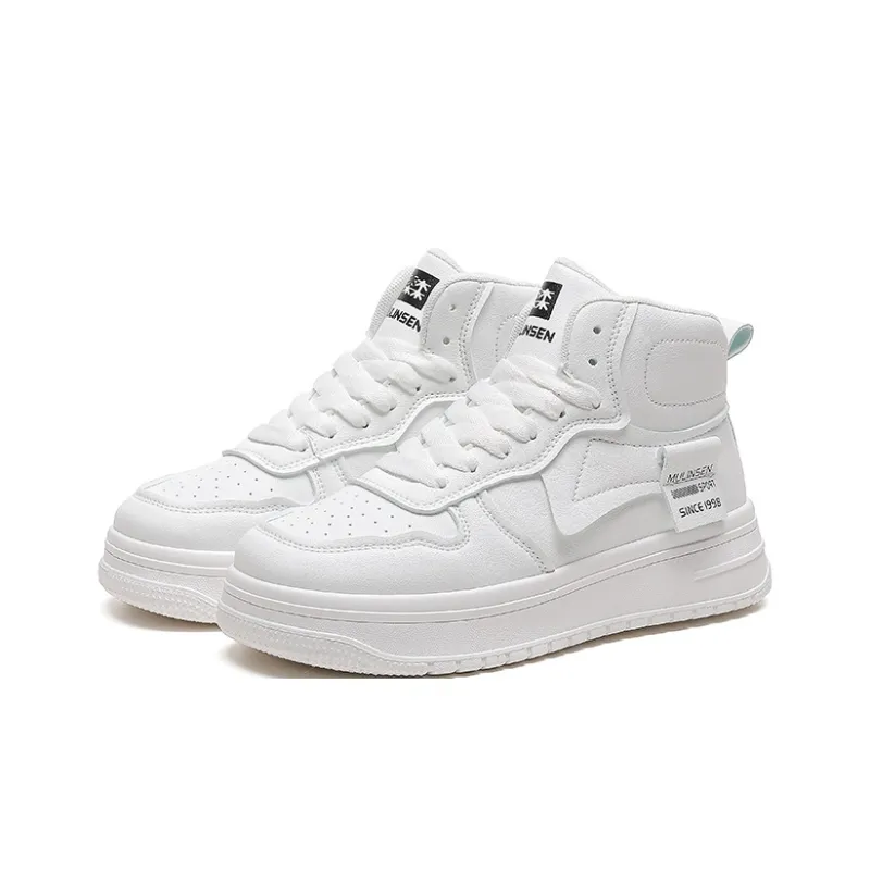 Mulinsen Slip Resistant, Abrasion Resistant, Lightweight High Top Skateboard Shoes Women's-2