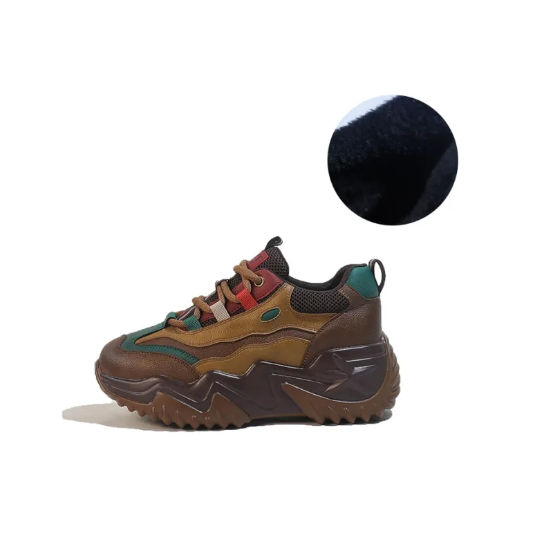 DK.VAN Height Increasing Low Top Chunky Sneakers Women's-10