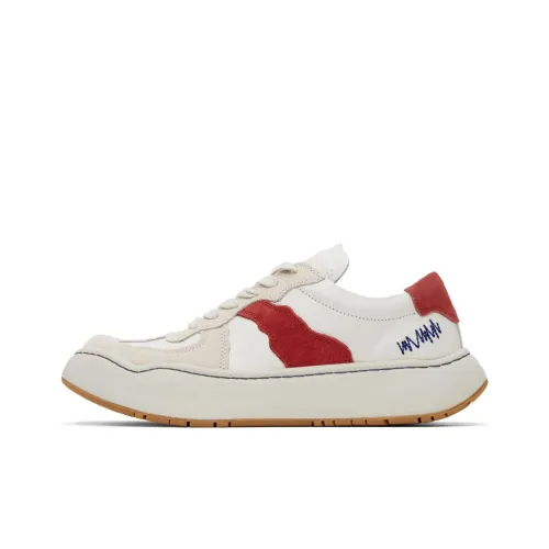 ADER ERROR Low Top Casual Shoes Men's Beige Red