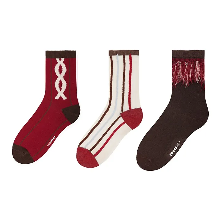 TOOCI Unisex Mid Calf Socks-6