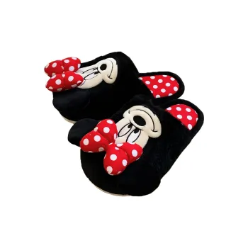SHIGUDE x Disney Cotton Slippers Unisex Black