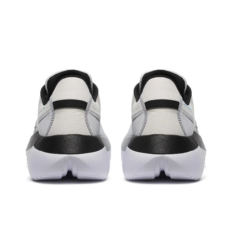 Saucony Kinvara Pro Anti Slip Wear Resistant Low Top Running Shoes Men's White Black-4