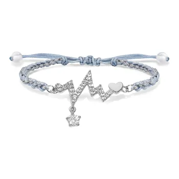 Tanizuku Copper Bracelets Women's Silver/Blue