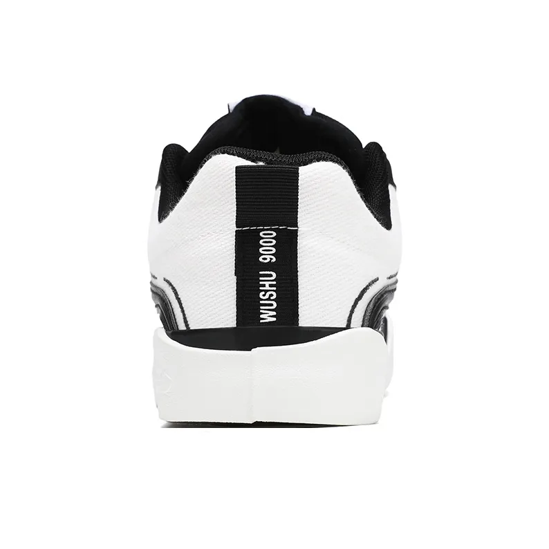 BALIAOYUN x JACLAR Slip Resistant, Abrasion Resistant, Lightweight Low Top Skateboard Shoes Women's Black White-4