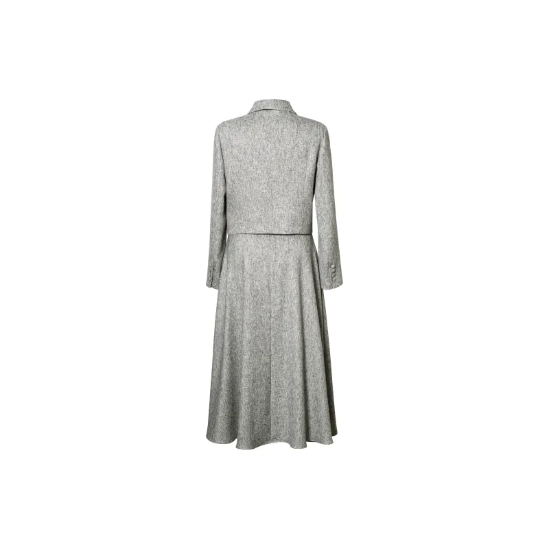 ROEYSHOUSE Business Suits Women's Heather Gray-2