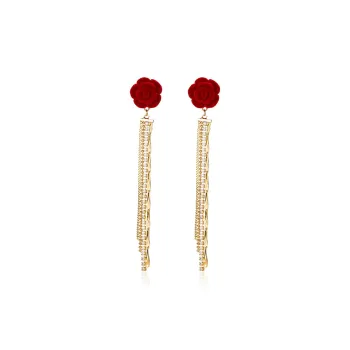 QLADY S925 Silver Stud Earrings Women's