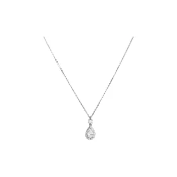 KING OF BLING 925 Sterling Silver With Zircon Necklaces Women's