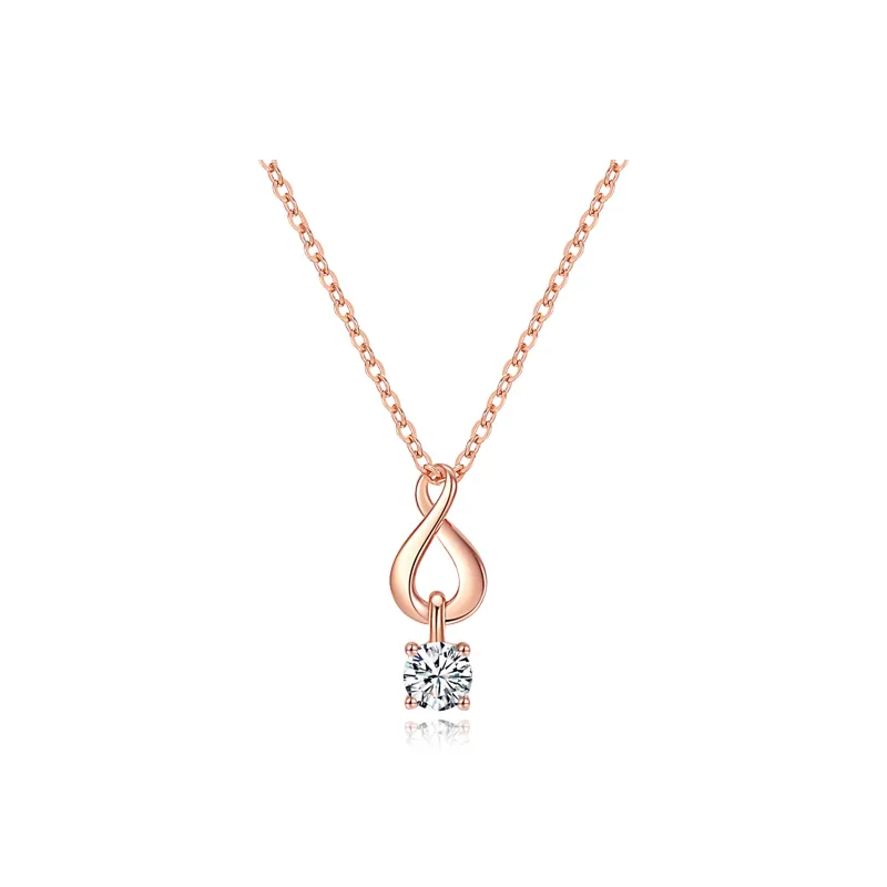VOCK S925 Silver Necklaces Women's-3
