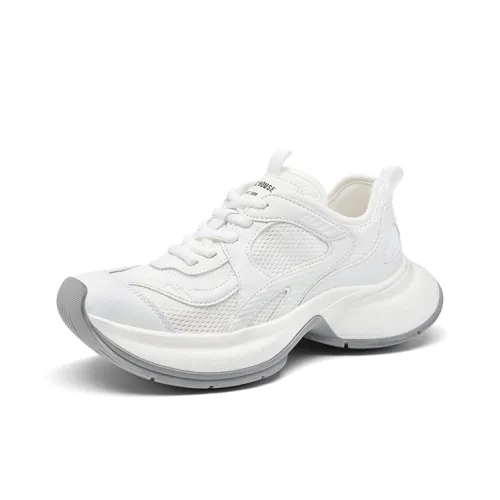 BASIC HOUSE Baijia Good Future Xingji Collection Mercury Shoes Low-Top Chunky Sneakers Women's Beige