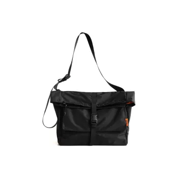 MYBRANDORIGINAL Nylon Crossbody Bag Unisex Black