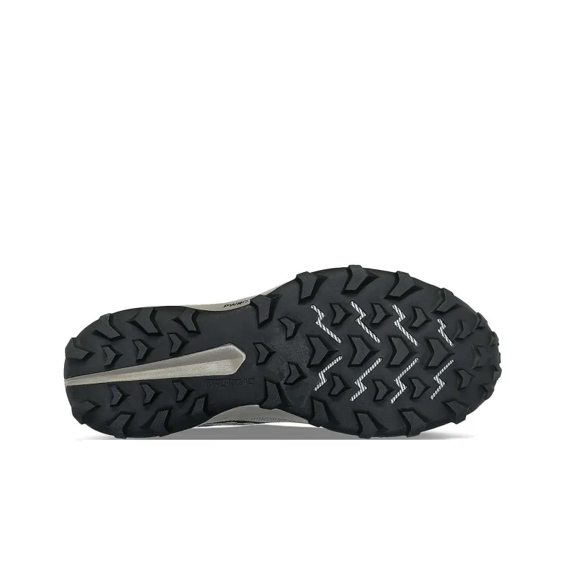 Saucony PEREGRINE 14 Shock Absorbers With Slip Resistant Features Low Top Running Shoes Men's Gray Green-5