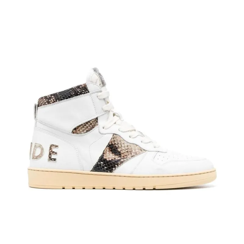 RHUDE Panelled High top Sneakers-1