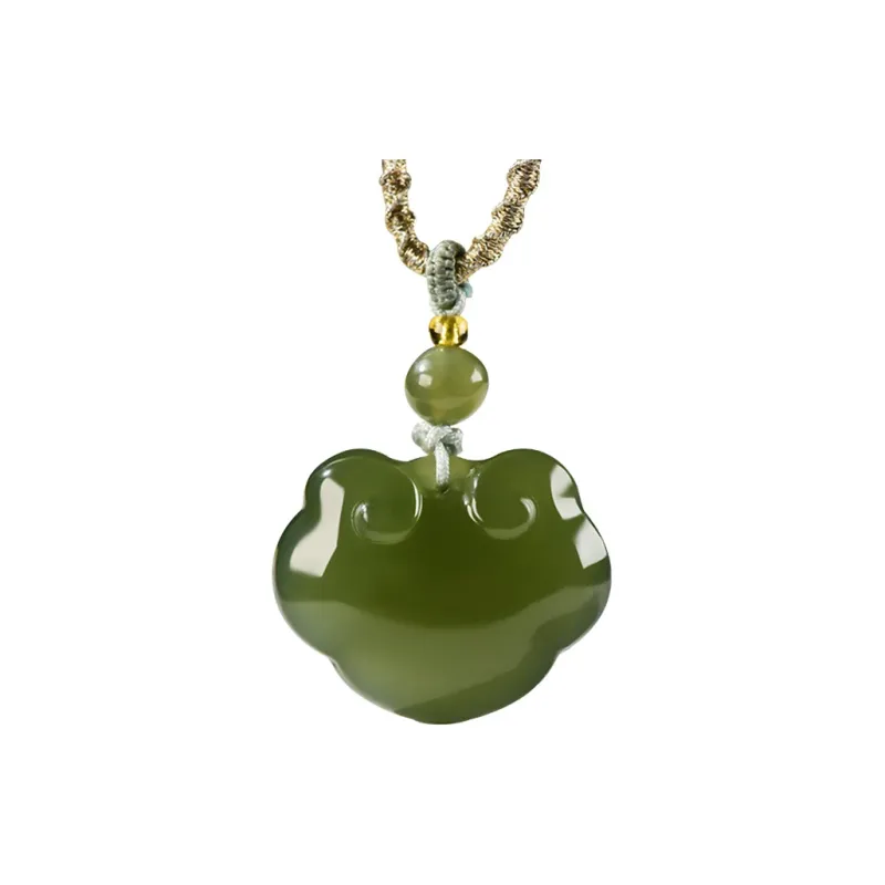 KUNYUYAO Hetian Jade Pendants White Jade Unisex-20